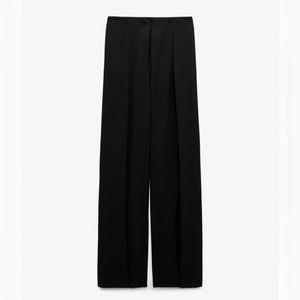 Zara Wide Leg Black Pant 2753/224/800